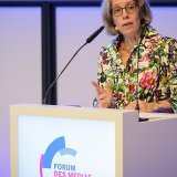 Catherine Chammartin, directrice de l'Institut fédéral de la propriété intellectuelle (IPI), a admis que la procédure de consultation sur le droit voisin a abouti à un résultat "controversé".